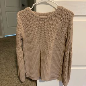 Amuse Society bell sleeve sweater